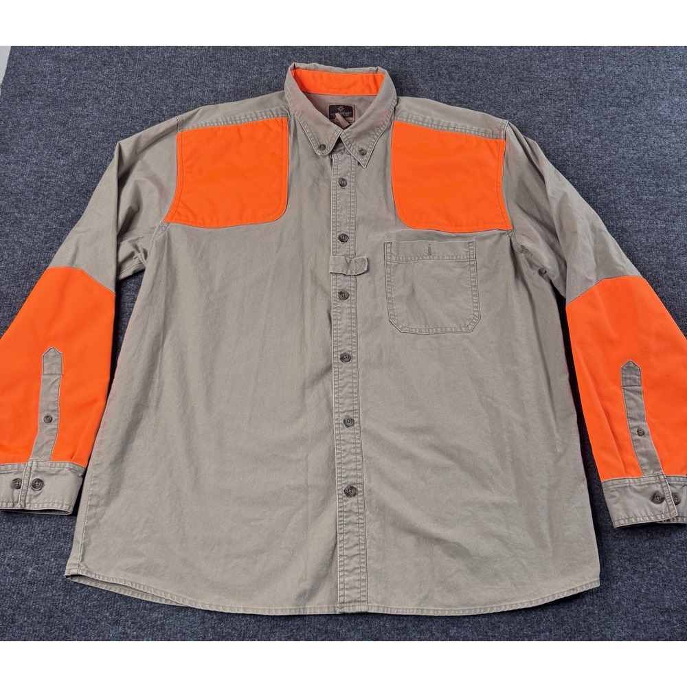 Northeast Outfitters Hunting Wear Brown w/orange Patches Hunting Gear Men's L